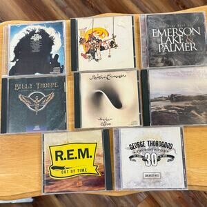 CD Lot REM, Trower, Dylan, George Thorogood, Moody Blues Chicago, Billy Thorpe